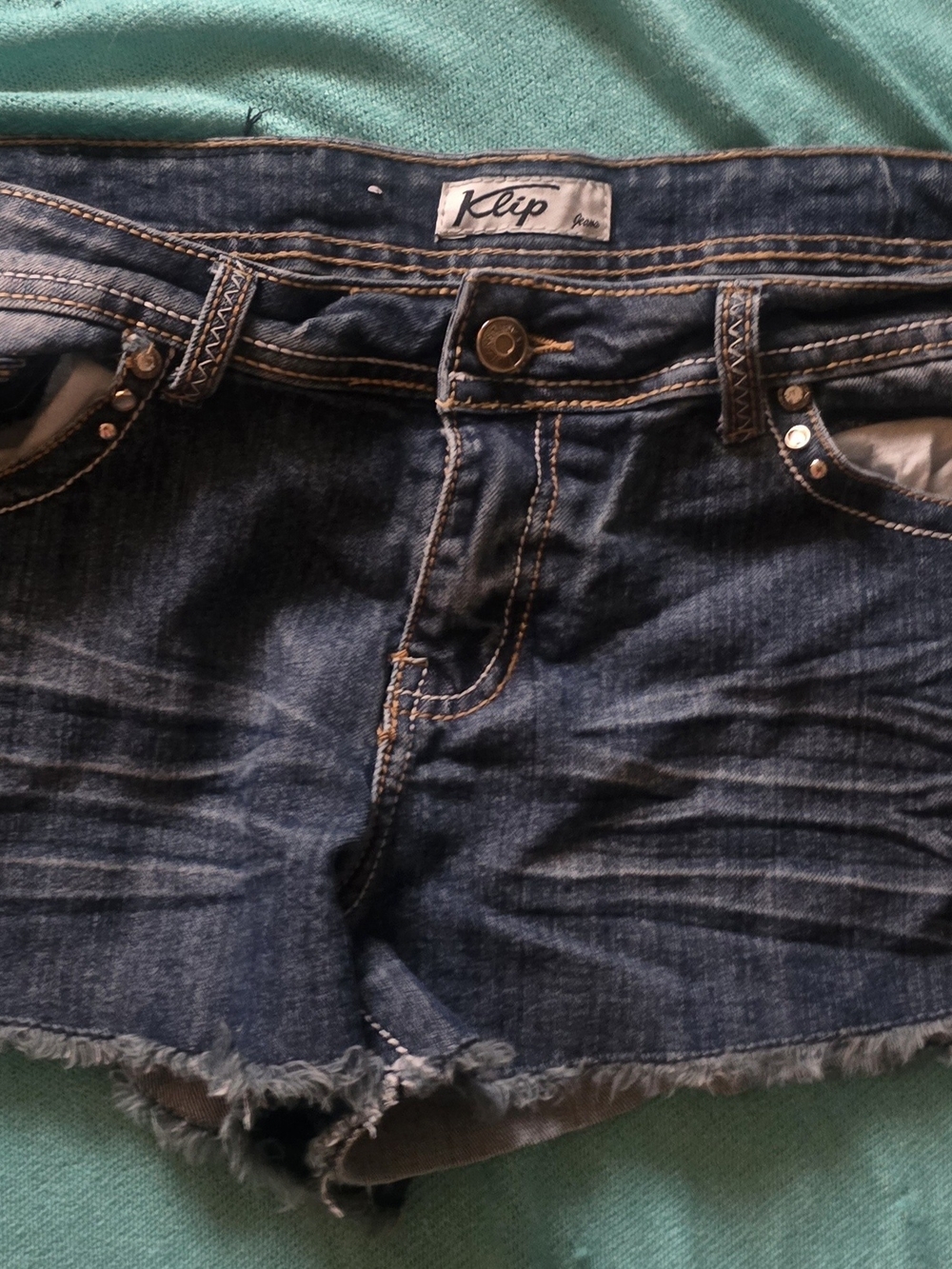 Women’s Blue Denim Jean Shorts